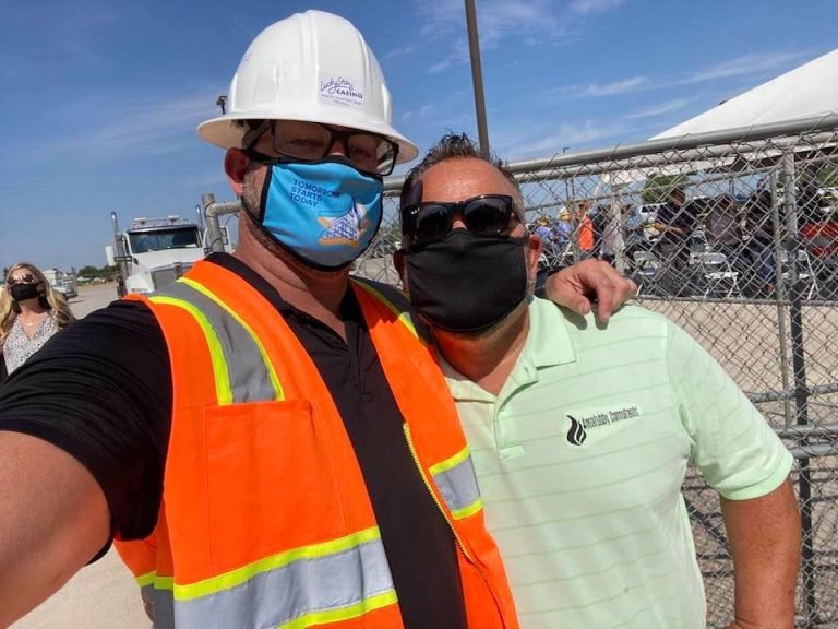 Wesley Shaeffer (Candor Building Solutions) with Randy Anoatubby (Anoatubby Consultants)